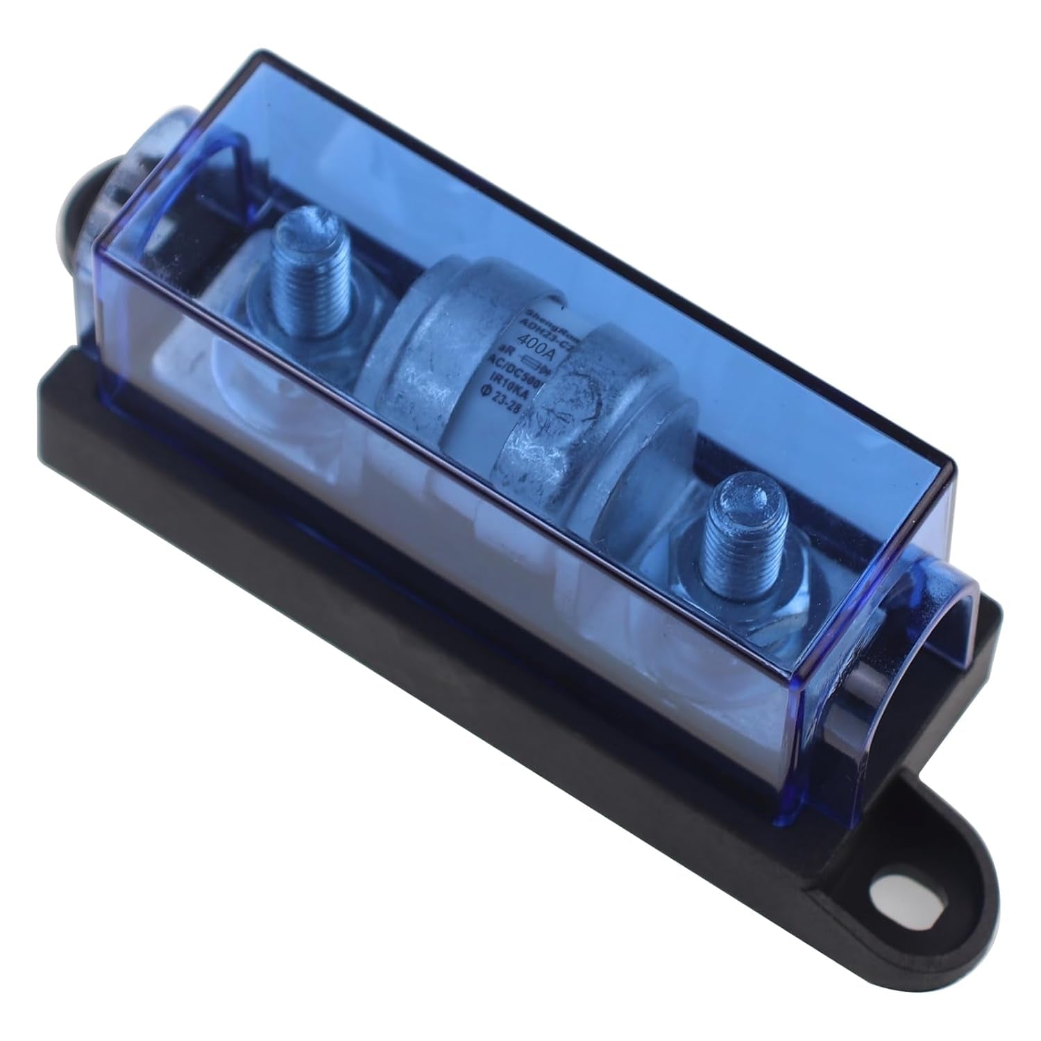 500VDC 400A IR10KA Class T Fuse Holder Fuse Block 400Amp for Inverters and Car Stereos as Well as High Power Appliances in Rvs, Boats, Cars, Trucks