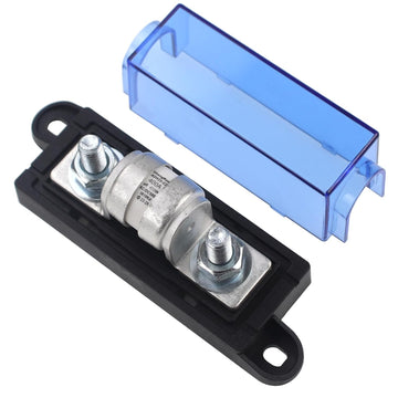 500VDC 400A IR10KA Class T Fuse Holder Fuse Block 400Amp for Inverters and Car Stereos as Well as High Power Appliances in Rvs, Boats, Cars, Trucks